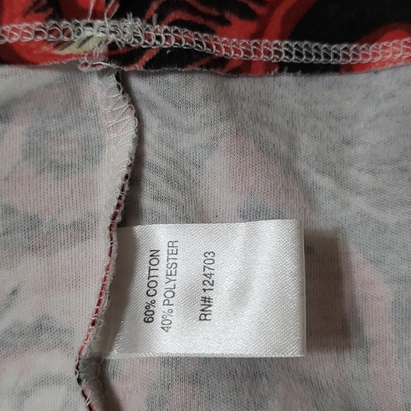 Rebecca Malone - Abstract Geometric Tie-dye 3/4 sleeved top (Ladies Medium) - Picture 4 of 12